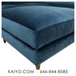 BenchMade Modern Crowd Pleaser Sofa With Chaise and Ottoman (Was 8817)