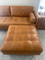 Poly & Bark Napa sofa W/ottoman