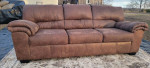 Ashley HomeStores Sofa Couch - Microfiber cloth - Brown (DELIVERY AVAILABLE)