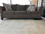Sofa bed queen with throw pillows