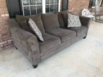 Sofa bed queen with throw pillows
