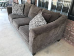 Sofa bed queen with throw pillows