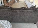 Sofa bed queen with throw pillows