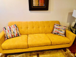 Sofa and chair still in tag