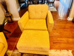 Sofa and chair still in tag