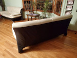 leather sofa and loveseat