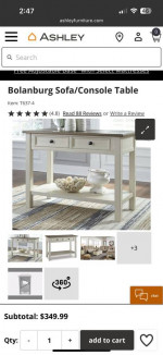 Multi-use Table (Sofa/TV/Entry/Island)
