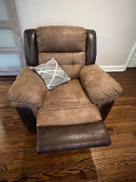 Reclining sofa and chair