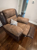 Reclining sofa and chair