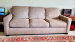 Brien gray cloth sofa excellent condition