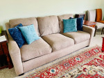 Brien gray cloth sofa excellent condition