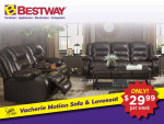 NEW Sofa Set Today --Reclining Motion