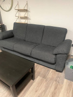 Gray Sleeper Sofa Fold down Couch
