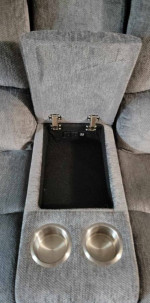 Chelsea reclining Loveseat Sofa – Grey