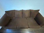 Brown Couch Sofa and Loveseat For Sale
