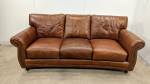 Walter E Smithe Top Grain Leather Sofa Couch