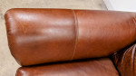 Walter E Smithe Top Grain Leather Sofa Couch