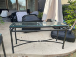 Tall sofa table & 2 side tables