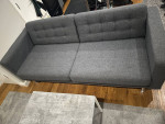 IKEA MORABO Sofa - dark gray/metal - almost new!