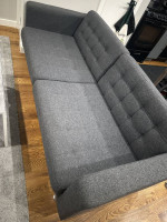 IKEA MORABO Sofa - dark gray/metal - almost new!