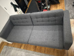 IKEA MORABO Sofa - dark gray/metal - almost new!