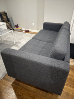 IKEA MORABO Sofa - dark gray/metal - almost new!