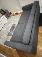 IKEA MORABO Sofa - dark gray/metal - almost new!