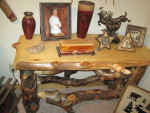 Aspen Log Sofa Table