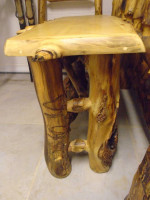Aspen Log Sofa Table