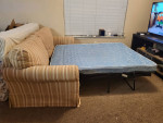 Queen size sleeper sofa — couch with fold out bed