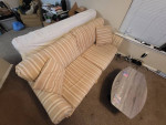 Queen size sleeper sofa — couch with fold out bed