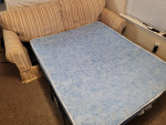 Queen size sleeper sofa — couch with fold out bed