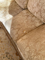 Gold 90” sofa