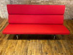 Red mcm sofa Herman Miller Eames mid century $2300 obo