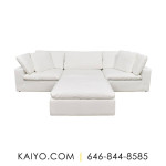 Sundays Movie Night Three Piece Modular Sofa with Ottoman (Was 5090)