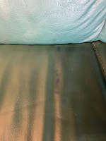 Leather sofa couch