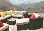 Patio sofa, outdoor furniture set - brand new