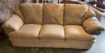 Natuzzi Italia plush sofa with ottaman