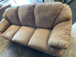 Natuzzi Italia plush sofa with ottaman
