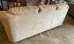 Natuzzi Italia plush sofa with ottaman
