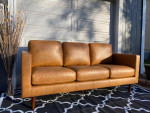 Genuine Leather Sofa Couch - BRAND NEW