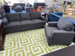 Beck Charcoal Sofa & Chair