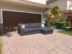 Ashley Sectional Sofa (Free Delivery)