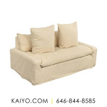 Crate & Barrel Ever Slipcovered Apartment Sofa (Was 2399)