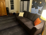 FREE DELIVERY- Big soft comfy sofa (150 or best offer)
