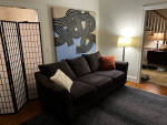 FREE DELIVERY- Big soft comfy sofa (150 or best offer)
