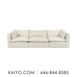 Crate & Barrel Lotus Deep Modular 3-Piece Sectional Sofa (Was 2798)