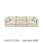 Crate & Barrel Lotus Deep Modular 3-Piece Sectional Sofa (Was 2798)