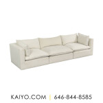 Crate & Barrel Lotus Deep Modular 3-Piece Sectional Sofa (Was 2798)