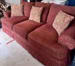 Oversized sofa and chair